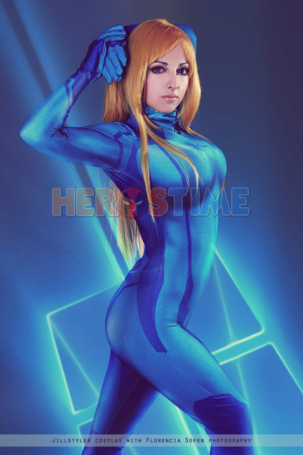 Samus Aran Zero Suit 3D Print Girl Cosplay Costume